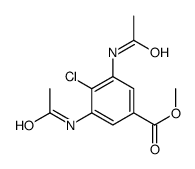 methyl 3,5-diacetamido-4-chlorobenzoate Structure