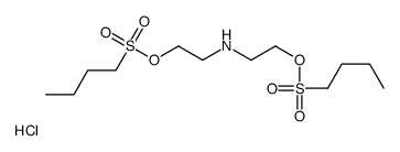 bis(2-butylsulfonyloxyethyl)azanium,chloride Structure