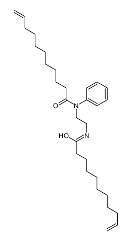 N-[2-(N-undec-10-enoylanilino)ethyl]undec-10-enamide结构式