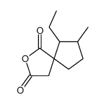 9-ethyl-8-methyl-2-oxaspiro[4.4]nonane-1,3-dione Structure