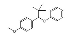 1-(2,2-dimethyl-1-phenoxypropyl)-4-methoxybenzene结构式