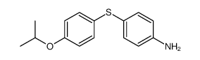 4-(4-propan-2-yloxyphenyl)sulfanylaniline Structure