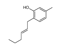 2-hex-2-enyl-5-methylphenol Structure