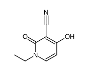 1-ethyl-4-hydroxy-2-oxopyridine-3-carbonitrile Structure