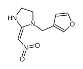 1-(furan-3-ylmethyl)-2-(nitromethylidene)imidazolidine Structure