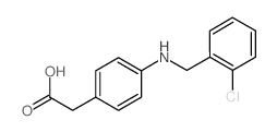 {4-[(2-Chlorobenzyl)amino]phenyl}acetic acid picture