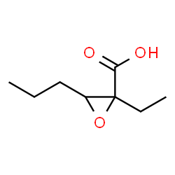 Hexanoic acid, 2,3-epoxy-2-ethyl- (6CI)结构式