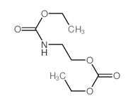 2-(ethoxycarbonylamino)ethyl ethyl carbonate structure