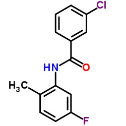 3-Chloro-N-(5-fluoro-2-methylphenyl)benzamide图片