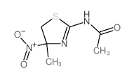 N-(4-methyl-4-nitro-5H-1,3-thiazol-2-yl)acetamide structure