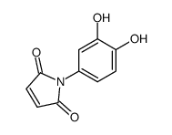 N-(3,4-dihydroxyphenyl)maleimide结构式