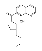 7-(4-Ethyl-1-methyleneoctyl)-8-quinolinol Structure