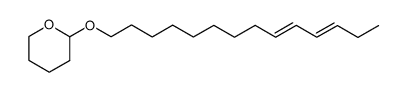 1-(tetrahydro-2H-pyran-2-yl)oxy 9,11-tetradecadiene Structure