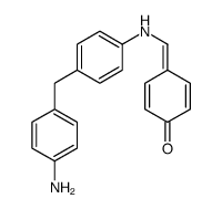 4-[[[4-[(4-Aminophenyl)methyl]phenyl]imino]methyl]phenol结构式