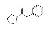 2-phenyl-1-pyrrolidin-1-ylpropan-1-one Structure