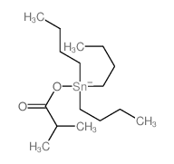 Propanoic acid,2-methyl-, tributylstannyl ester结构式