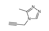 4H-1,2,4-Triazole,3-methyl-4-(2-propynyl)-(9CI)结构式