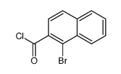 1-bromonaphthalene-2-carbonyl chloride结构式