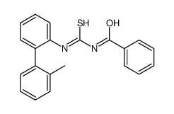 N-[[2-(2-methylphenyl)phenyl]carbamothioyl]benzamide Structure