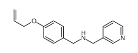 1-[4-(Allyloxy)phenyl]-N-(3-pyridinylmethyl)methanamine结构式