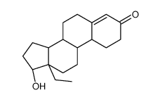 (8R,9S,10R,13S,14S,17S)-13-ethyl-17-hydroxy-2,6,7,8,9,10,11,12,14,15,16,17-dodecahydro-1H-cyclopenta[a]phenanthren-3-one结构式