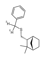 [α-2H2]benzyl camphyl thioether结构式