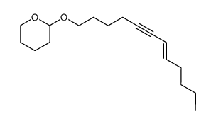 (E)-7-dodecen-5-yn-1-ol 2-tetrahydropyranyl ether Structure