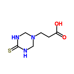 3-(4-THIOXO-[1,3,5]TRIAZINAN-1-YL)-PROPIONIC ACID Structure