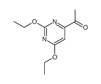 1-(2,6-diethoxy-pyrimidin-4-yl)-ethanone Structure