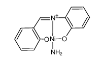 N-(2-hydroxyphenyl)-salicylaldiminato-ammine-nickel结构式