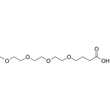 m-PEG4-CH2-acid Structure