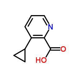 3-Cyclopropylpicolinic acid Structure