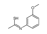 N-(3-methoxyphenyl)ethanethioamide Structure