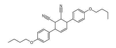 3,6-bis(4-butoxyphenyl)cyclohex-4-ene-1,2-dicarbonitrile Structure