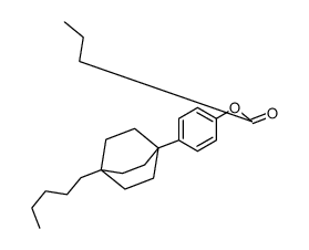 [4-(1-pentyl-4-bicyclo[2.2.2]octanyl)phenyl] butanoate Structure