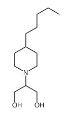 2-(4-pentylpiperidin-1-yl)propane-1,3-diol结构式