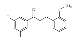 3',5'-DIFLUORO-3-(2-THIOMETHYLPHENYL)PROPIOPHENONE picture