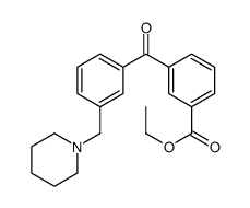 3-CARBOETHOXY-3'-PIPERIDINOMETHYL BENZOPHENONE picture