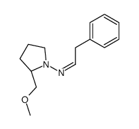 N-[(2S)-2-(methoxymethyl)pyrrolidin-1-yl]-2-phenylethanimine结构式