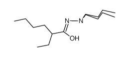 2-ethylhexanoic acid N',N'-dibutylhydrazide Structure