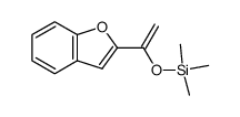 2-acetylbenzofuran silyl enol ether Structure