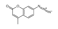 7-叠氮基-4-甲基香豆素结构式