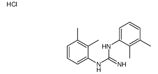 1,2-bis(2,3-dimethylphenyl)guanidine,hydrochloride结构式