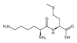 H-Lys-Met-OH formiate salt Structure