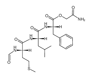 For-L-Met-L-Leu-L-Phe-CAM结构式