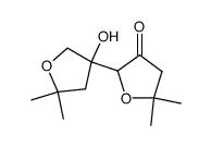 3'-hydroxy-5,5,5',5'-tetramethyl-hexahydro-[2,3']bifuryl-3-one Structure