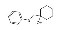 1-((phenylthio)methyl)cyclohexanol Structure