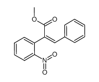 methyl 2-(2-nitrophenyl)-3-phenylpropenoate Structure