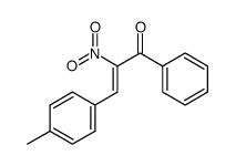 3-(4-methylphenyl)-2-nitro-1-phenylprop-2-en-1-one结构式