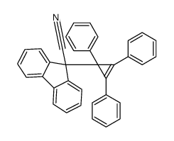 9-(1,2,3-triphenylcycloprop-2-en-1-yl)fluorene-9-carbonitrile Structure